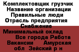 Комплектовщик-грузчик › Название организации ­ Правильные люди › Отрасль предприятия ­ Снабжение › Минимальный оклад ­ 25 000 - Все города Работа » Вакансии   . Амурская обл.,Зейский р-н